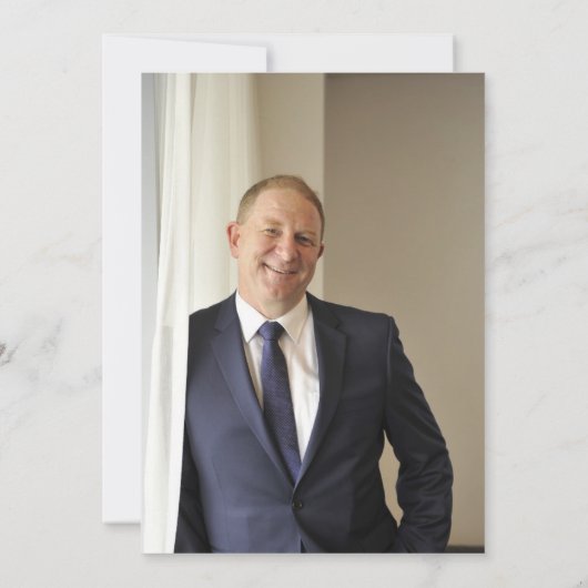 Party Funny — Polizeichef für die unfallbedingte A Einladung (Rückseite)