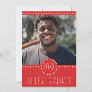 Party für Afrikanische Uni Graduate Foto Einladung