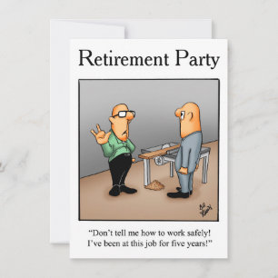 Party für Altersversorgung Humorale Einladungen