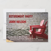 Party für Altersversorgung Lässiges Thema Seeprome Einladung (Vorderseite)