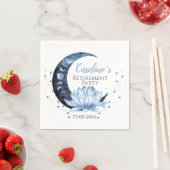 Party für Altersvorsorge Blue Lotus Blume Serviette (Beispiel)