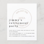 Party für Altersvorsorge für Haushaltsmitarbeiter (Vorderseite)