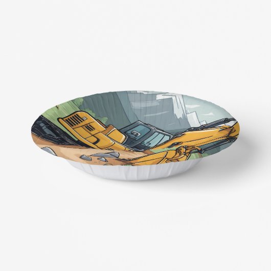 Party für Bausatz- und Bauausrüstung Pappteller (Gewinkelt)