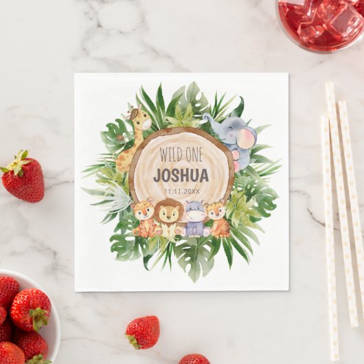 Party für benutzerdefinierte Jungtiere Serviette (Beispiel)