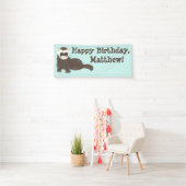 Party für benutzerdefinierte Meldung Brown Ferret Banner (Insitu)