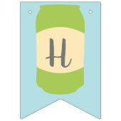 Party für benutzerdefinierte Meldungen Seltzer Sod Wimpelkette (Erste Fahne)