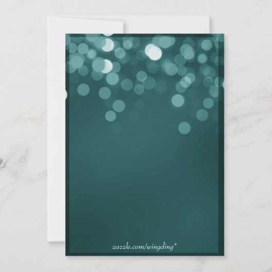 Party für benutzerdefinierte neue Jahre Einladung (Rückseite)