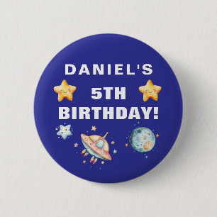 Party für benutzerdefinierte raumbezogene Kinderge Button