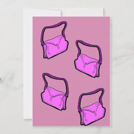 Party für benutzerdefinierte Zwecke lädt ein Einladung (Rückseite)