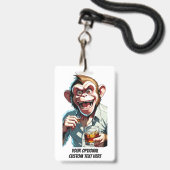 Party für benutzerdefinierten Text Ausweis (Vorderseite mit Lanyard)