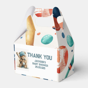 Party für benutzerdefiniertes Baseball-Muster Geschenkschachtel