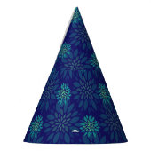 Party für Blumenmuster Partyhütchen (Links)