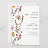 Party für Blumenruhestand Einladung (Vorderseite)