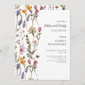 Party für Blumenruhestand Einladung (Vorne/Hinten)