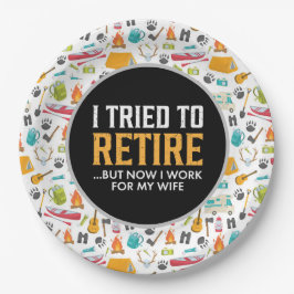 Party für Camping-Liebhaber Pappteller