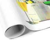 Party für Champagner Geschenkpapier (Rolleneckpunkt)