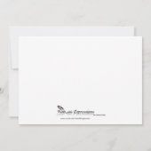 Party für Champagner und Feuerwerkskörper-Silveste Einladung (Rückseite)