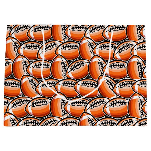 Party für coole Fußballspiele Große Geschenktüte (Vorderseite)