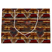 Party für coole Western Große Geschenktüte (Vorderseite)