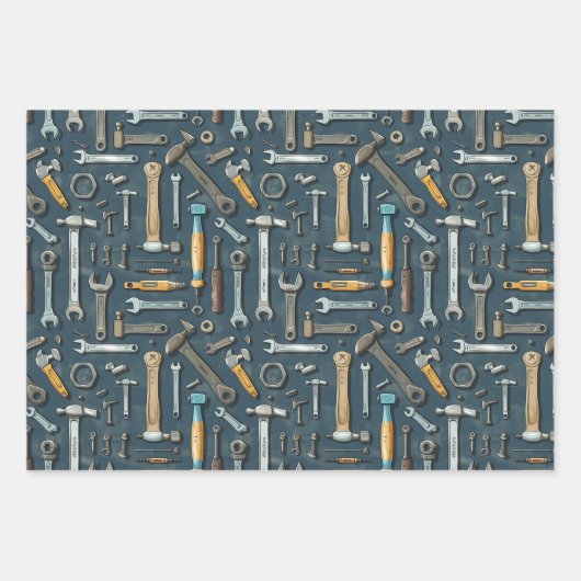 Party für cooles Probenmuster Geschenkpapier Set (Vorderseite)