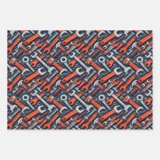 Party für cooles Probenmuster Geschenkpapier Set (Vorderseite 2)