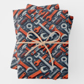 Party für cooles Probenmuster Geschenkpapier Set (Beispiel)