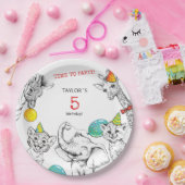 Party für das 5. Jubiläum Pappteller (Party)