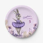 Party für das 5. Jubiläum Pappteller (Vorderseite)