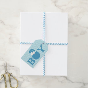 Party für das Baby Gender Reveal Geschenkanhänger