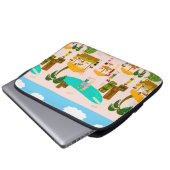 Party für das Beach Life Pool Laptopschutzhülle (Vorne Knopf)