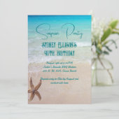 Party für das benutzerdefinierte Zeitalter Einladung (Stehend Vorderseite)