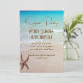 Party für das benutzerdefinierte Zeitalter Einladung (Stehend Vorderseite)