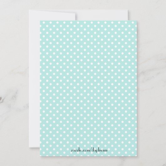 Party für das Brunch der Mutter mit Wasserfarbe Einladung (Rückseite)