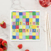 Party für das Kindererzieherteam in der Grundschul Serviette (Beispiel)