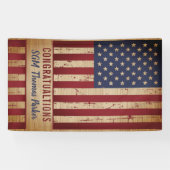 Party für das militärische Ruhestand Banner (Horizontal)