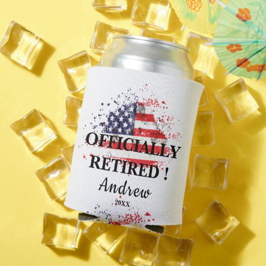 Party für das militärische Ruhestand Dosenkühler (In Situ Sommer)