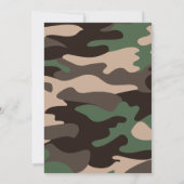 Party für das militärische Ruhestand Einladung (Rückseite)