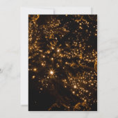 Party für das neue Jahr Einladung (Rückseite)