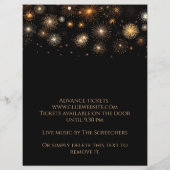 Party für das neue Jahr Flyer (Hinten)