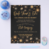 Party für das neue Jahr Flyer (Einzeln)