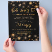 Party für das neue Jahr Flyer (Hand)