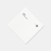 Party für das Pilotenflugzeug Serviette (Ecke)