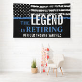 Party für das Polizeiruhestand - Strafverfolgung Banner (Insitu)