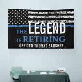 Party für das Polizeiruhestand - Strafverfolgung Banner (Messe)