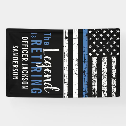 Party für das Polizeiruhestand - Strafverfolgung Banner (Horizontal)