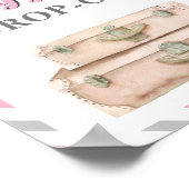 Party für das Reiseflugzeug Gepäckablage Poster (Ecke)