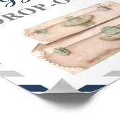 Party für das Reiseflugzeug Gepäckablage Poster (Ecke)