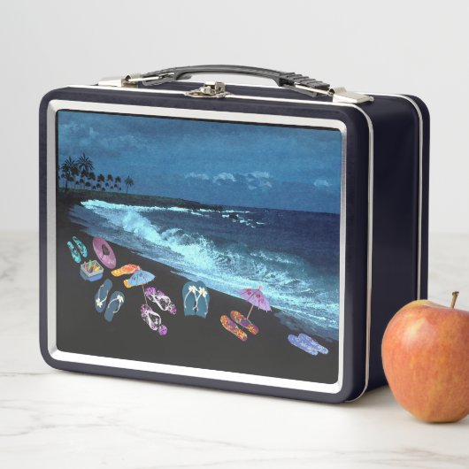 Party für das Retro-Mittagessen gedreht Metall Brotdose (Beispiel)