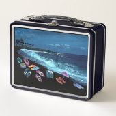 Party für das Retro-Mittagessen gedreht Metall Brotdose (Vorderseite)