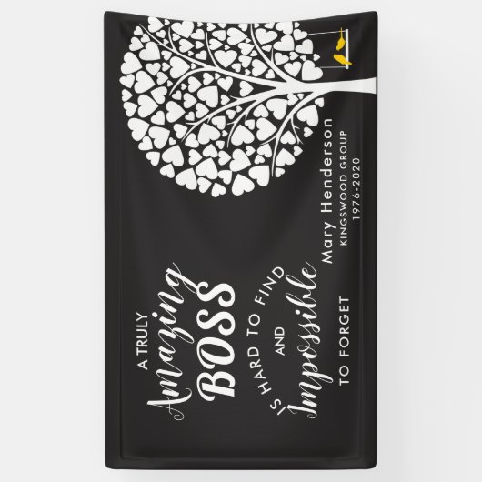 Party für das Ruhestand oder Verlassend Banner (Vertikal)